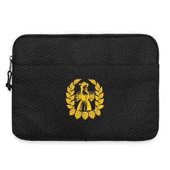 Bier Mädchen - Laptop bag 15" - black - Front