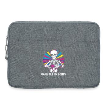Game Till Bones Skeleton Controller - Laptoptasche 15" - Grau meliert - Vorne