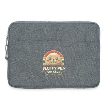 Club de fans du phoque du Grop, phoques duveteux - Sacoche pour ordinateur portable 15 pouces - gris chiné - Devant