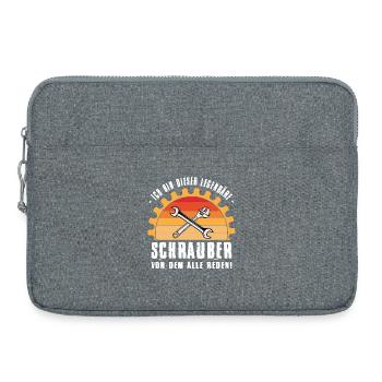 Mechanic Gift Car Mechanic Car Mechanic Sayings - Laptop bag 15" - heather grey - Front