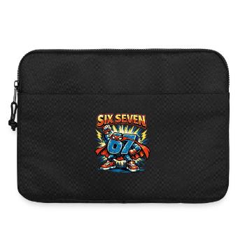 Number 67 Six Seven Cute Meme Gift - Laptop bag 15" - black - Front