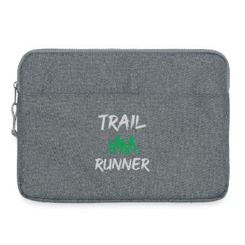 Trail Runner - Laptop bag 15" - heather grey - Front