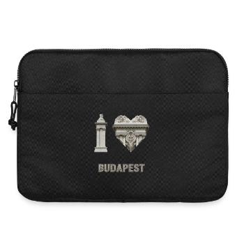 I Love Budapest – Klassische Architektur - Laptoptasche 15" - Schwarz - Vorne