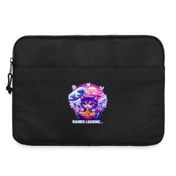 Ramen Cat Cyber gaming - Laptop bag 15" - black - Front
