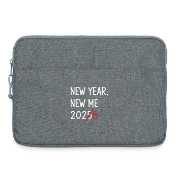 Nouvelle Année Nouveau Moi 2026 Ratée - Sacoche pour ordinateur portable 15 pouces - gris chiné - Devant