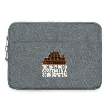 Sound System Reggae - Laptop bag 15" - heather grey - Front