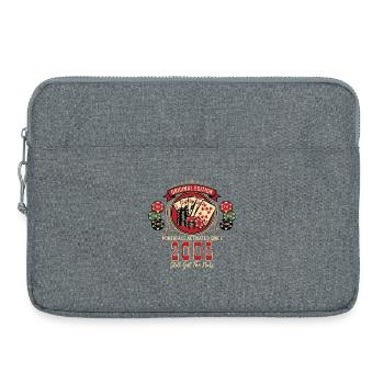 T-shirt Poker anniversaire 2006, T-shirt Poker Legend - Sacoche pour ordinateur portable 15 pouces - gris chiné - Devant