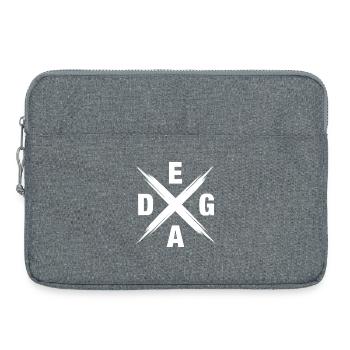 EADG Bass Musiker Tuning Saite Bassist - Laptoptasche 15" - Grau meliert - Vorne