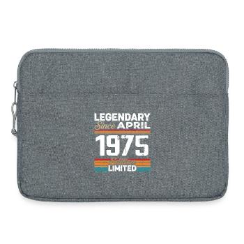 April 1985 Retro April 1985 Birthday Gift - Laptop bag 15" - heather grey - Front