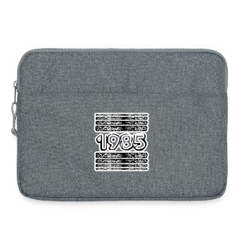 Jahreszahl 1985 - Laptoptasche 15" - Grau meliert - Vorne