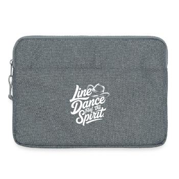 Line Dance Spirit - Sacoche pour ordinateur portable 15 pouces - gris chiné - Devant