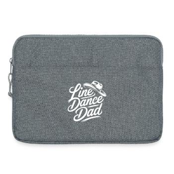 Papa de la danse en ligne - Sacoche pour ordinateur portable 15 pouces - gris chiné - Devant