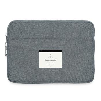 HUMAN DETECTED - Sacoche pour ordinateur portable 15 pouces - gris chiné - Devant