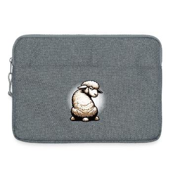 Moutons, moutons, bergers, bergers, bélier, béliers - Sacoche pour ordinateur portable 15 pouces - gris chiné - Devant