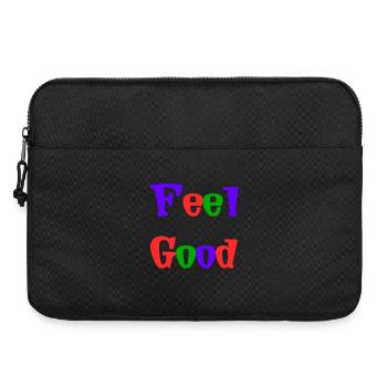 POSITIF. GOOD. HAPPY. FREE. LIBERTE. BIEN-ÊTRE - Sacoche pour ordinateur portable 15 pouces - noir - Devant