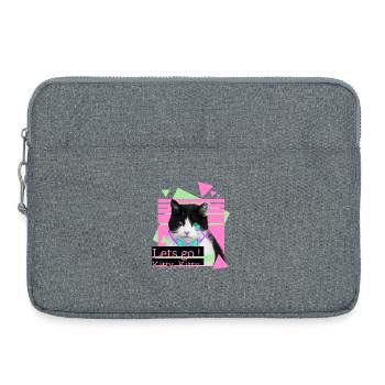 Lets go kitty, kitty - Laptoptasche 15" - Grau meliert - Vorne