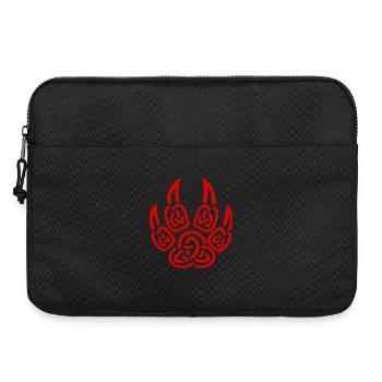 Rote Wikinger Wolfskrallen - Laptoptasche 15" - Schwarz - Vorne