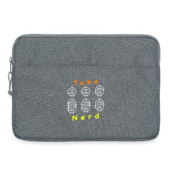 Vacuum Tube Nerd - Laptop bag 15" - heather grey - Front