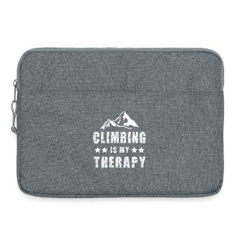 Klettern Kletterer - Laptoptasche 15" - Grau meliert - Vorne