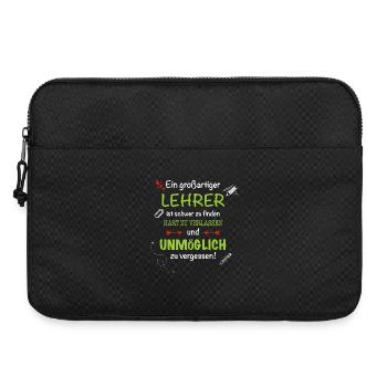 Ein großartiger Lehrer... - Laptoptasche 15" - Schwarz - Vorne