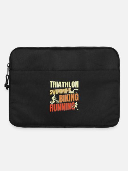 Triathlon Wiederholen - Laptoptasche 15" - Schwarz