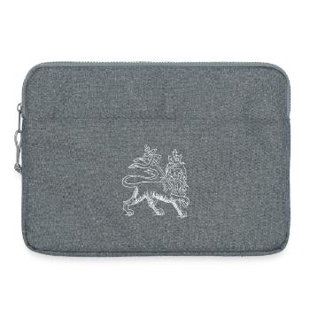 Conquering lion of judah – reggae design - Laptoptasche 15" - Grau meliert - Vorne