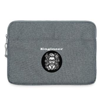 Engineer white - Laptop bag 15" - heather grey - Front
