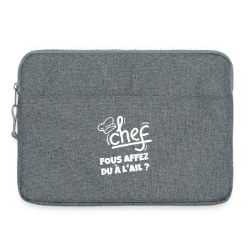 septième compagnie, 7ème compagnie, film culte - Sacoche pour ordinateur portable 15 pouces - gris chiné - Devant