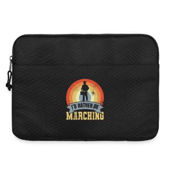 Trommelspruch - Laptoptasche 15" - Schwarz - Vorne