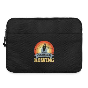 I'd Rather Be Rowing - Laptop bag 15" - black - Front