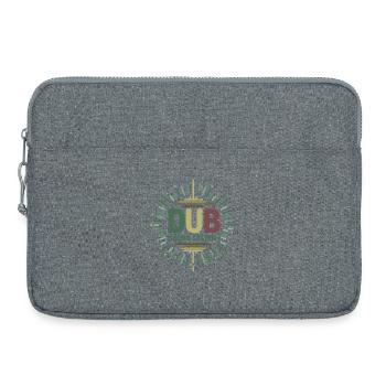 Design des Dub-Soundsystems - Laptoptasche 15" - Grau meliert - Vorne