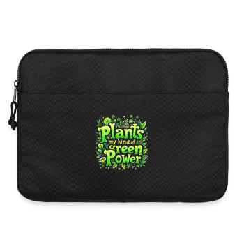 LES PLANTES : MON GENRE DE POUVOIR VERT - Sacoche pour ordinateur portable 15 pouces - noir - Devant