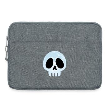 Skull of the Moon - Laptop bag 15" - heather grey - Front
