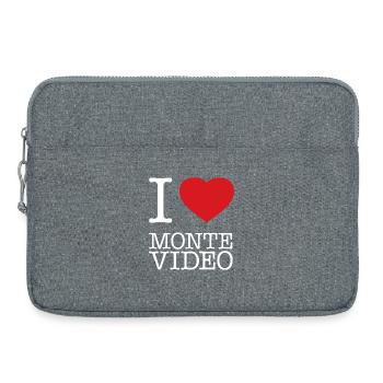 I LOVE MONTEVIDEO Uruguay - Laptoptasche 15" - Grau meliert - Vorne