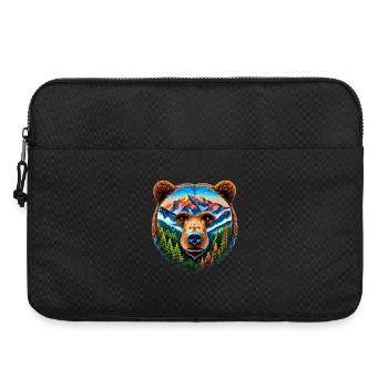 Bear - Laptop bag 15" - black - Front