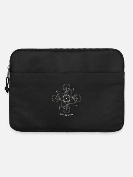 Kreislaufnetz Erneuerbare Energien - Laptoptasche 15" - Schwarz