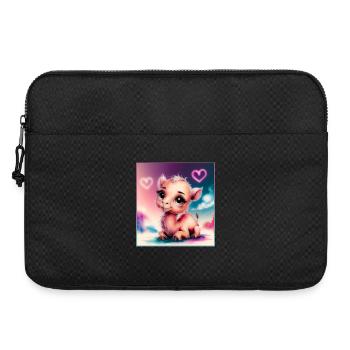 Bébé chameau - Sacoche pour ordinateur portable 15 pouces - noir - Devant