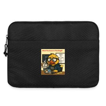Funny Coding Duck Illustration - Laptop bag 15" - black - Front