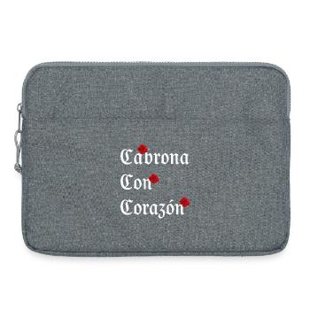 Gothic Rose Mexico - Laptop bag 15" - heather grey - Front