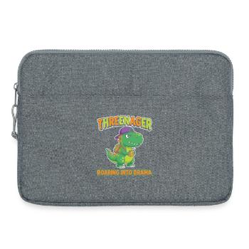 Threenager 3e anniversaire 3 années garçons - Sacoche pour ordinateur portable 15 pouces - gris chiné - Devant