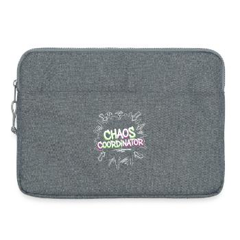 Coordinateur du Chaos - Sacoche pour ordinateur portable 15 pouces - gris chiné - Devant