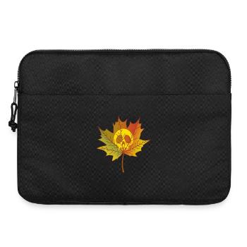 Feuille morte - Sacoche pour ordinateur portable 15 pouces - noir - Devant