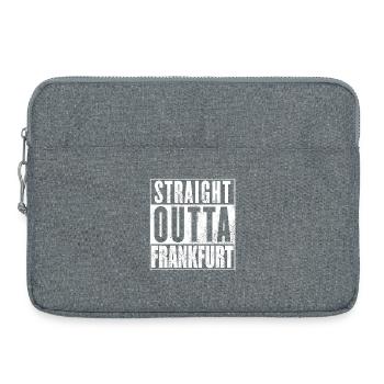 Straight Outta Frankfurt - Laptoptasche 15" - Grau meliert - Vorne