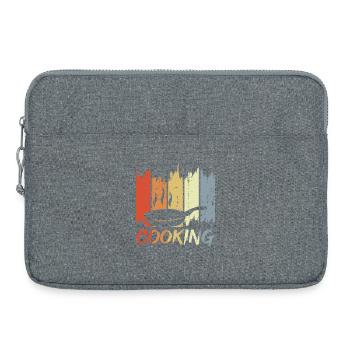 Vintage Cooking - Laptop bag 15" - heather grey - Front
