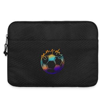 Jour de match | Footballeur - Sacoche pour ordinateur portable 15 pouces - noir - Devant