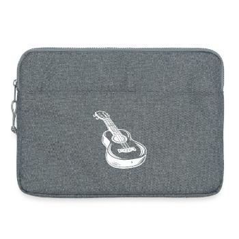 Ukulele Skizze - Laptoptasche 15" - Grau meliert - Vorne