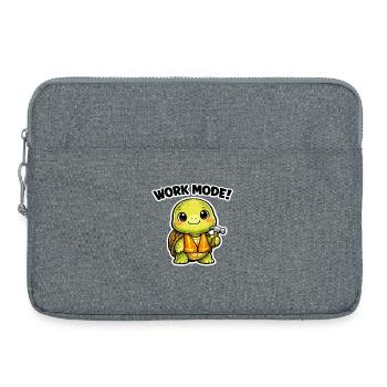 Working Mode Turtle Building Hero - Laptop bag 15" - heather grey - Front
