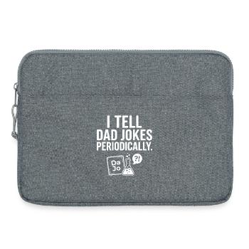 Father Jokes Périodique Design - Sacoche pour ordinateur portable 15 pouces - gris chiné - Devant