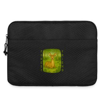 Rehe im Wald - Laptoptasche 15" - Schwarz - Vorne