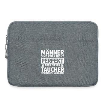 Taucher - Laptoptasche 15" - Grau meliert - Vorne